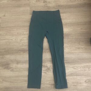 new teal lululemon leggings sz 4